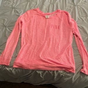 Pink lightweight sweater/long sleeve